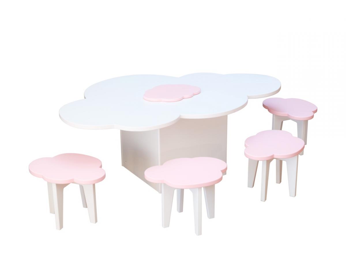 Tabouret Nuage Rose